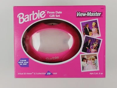 Barbie visor de fecha de graduación y carretes 3D conjunto de caja de regalo 1999 años 90 View-Master 36667 nuevo Foto 1 de 4