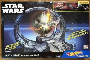 New In Box STAR WARS Death Star Revolution Race Hot Wheels Motorized - Picture 1 of 2