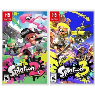 Splatoon 2 & 3 Switch Brand New Game Bundle (Shooter) - Image 1 of 4