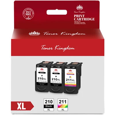 Ink Cartridge for Canon PG-210XL CL-211XL PIXMA MP250 MP280 MP495 MX340 330 Lot - Image 1 of 4