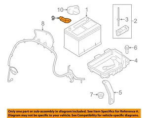 FORD OEM 06-15 Edge,Mariner,MKX Electrical Battery-Terminal BT4Z14450AA - Picture 1 of 2