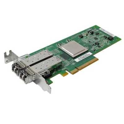 QLogic QLE2562-HP FC Dual Port 8Gb PCIe x8 Network Adapter 489191-001 2x8SFP+ LP - Image 1 of 3