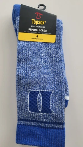 Duke University Blue Devils Socks NEW Top Sox Cover