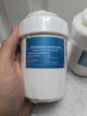 Refrigerator Water Filter Replacement for GE MWF 6 Month Filter Life, 2 Pack (U) - Image 1 of 4