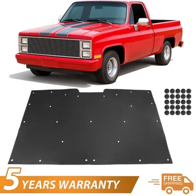 Fit For Chevrolet GMC Pickup Truck 1981-1991 87 Hood Insulation Pad With Clips - Image 1 of 4