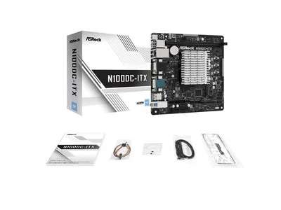 ASRock N100DC-ITX - Intel Quad-Core Processor N100 (Up to 3.4 GHz) DDR4- 2 SATA3 - Image 1 of 4
