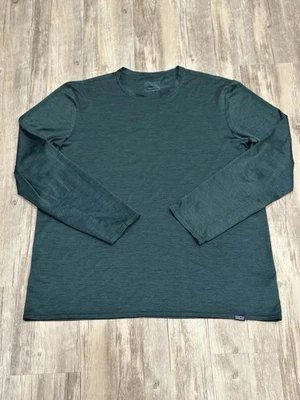 Camisa Patagonia Capilene Daily Baselayer Manga Larga Para Hombre Talla XL Verde Bosque Foto 1 de 4