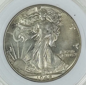 1943 Walking Liberty Half Dollar AU Silver Eagle U.S. Mint Collectible Coin - Picture 1 of 6