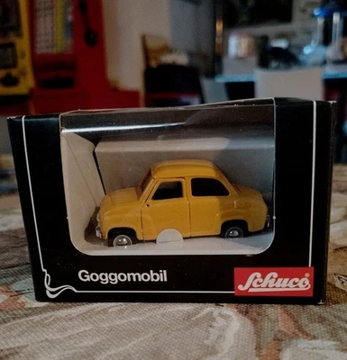 SCHUCO 1:43 - GOGGOMOBIL - Modellino Auto Metallo Giallo - Germania - #55# - Immagine 1 di 4