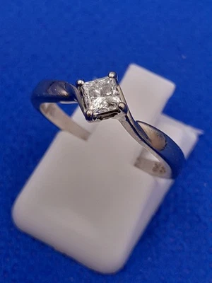 FOREVER Diamond Palladium 950 0.34 Carat Ring Size M 2.5g IGI Certified &  Boxed - Image 1 of 4