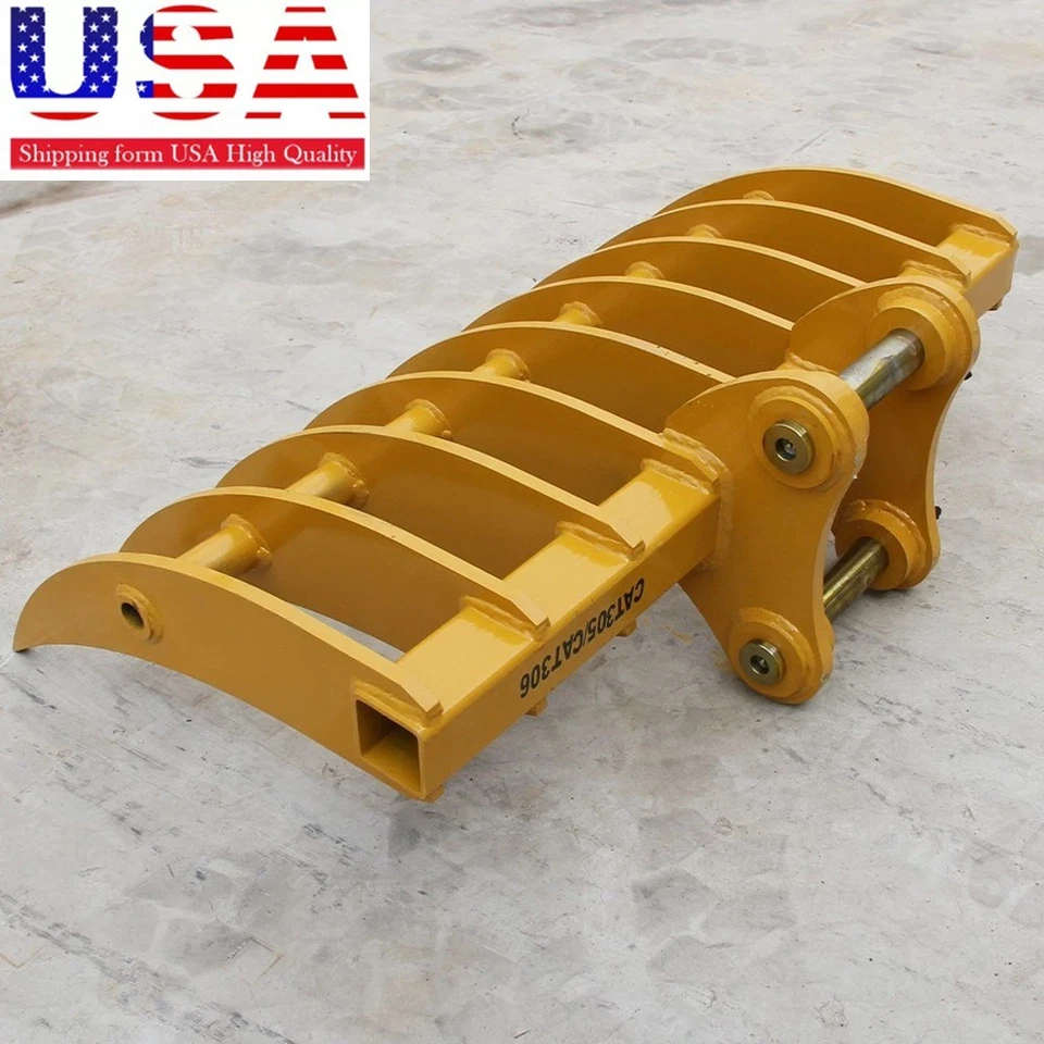 Nuevo accesorio de rastrillo de 9 dientes para excavadora de 6 toneladas equipo de alta resistencia EE. UU. Foto 1 de 4