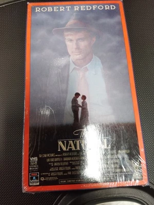 NEW THE NATURAL Robert Redford VHS Video Tape 1984 Factory SEALED  - Image 1 of 3