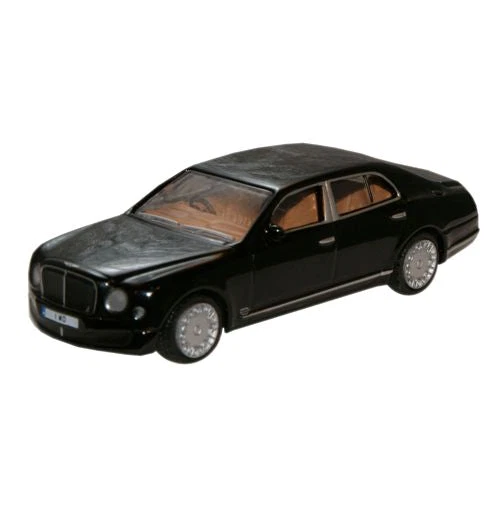 Oxford 76BM002 Bentley Mulsanne Royal Ebony Black 1:76 Scale - Image 1 of 1