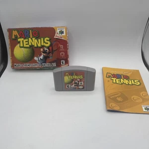 Mario Tennis Nintendo 64 N64 Complete in Box CIB Rough Box See Photos - Picture 1 of 13
