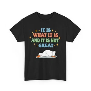 Funny Duck T-Shirt - Trendy Ducky Graphic Tee for Cool Looks - Picture 1 of 10