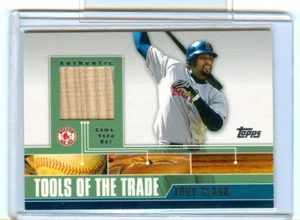 2002 Topps Tony Clark Tools of the Trade juego usado murciélago Boston Red Sox - Imagen 1 de 1
