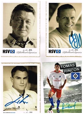 KONVOLUT - FUSSBALL - HSV  - orig.sign. - Bild 1 von 4