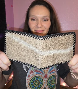 ANTILOPENHAUT Geldbörse zweifach faltbar Herren Brieftasche Original schmale Tasche NEU authentisch - Bild 1 von 13