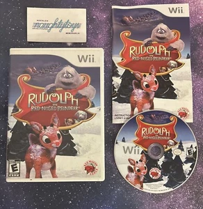 Rudolph the Red-Nosed Reindeer (Nintendo Wii, 2010) Complete w/ Manual CIB - Picture 1 of 7