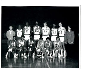 1972 ABA EAST ALL STAR 8X10 TEAM PHOTO BASKETBALL ERVING BARRY USA - Picture 1 of 1