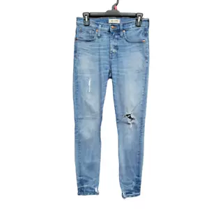 Madewell 9" High Rise Skinny Jeans Größe 26 Damen Blau Denim Destructed Hem - Bild 1 von 16