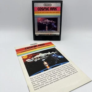 Atari 2600 - Cosmic Ark - Carro de Juego y Manual - 1982 - Probado Funcionando - Imagen 1 de 9