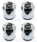 4 American Racing Chrome Center Caps for 8L AR969 Ansen Offroad AX199 Mojave II