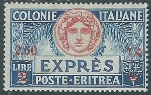 1926 ERITREA ESPRESSO SOPRASTAMPATO 2,50 SU 2 LIRE MH * - I45-2 - Picture 1 of 1