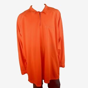 BULWARK FR mens size 4XL shirt orange iQ Series flame resistant long sleeve work
