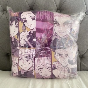 Cojín Almohada Premium Demon Slayer All Hashira Peluche Juguete Suave Japón 12" x 12" - Imagen 1 de 3