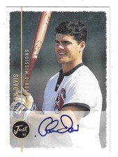 1999 JUST MINORS GLENN DAVIS LIMITED EDITION AUTO SAN ANTONIO MISSIONS