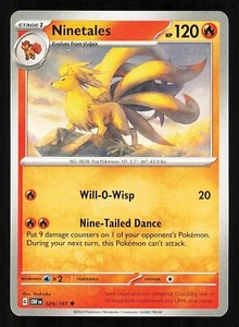 Ninetales 029/197 Regular Near Mint Pokemon TCG S&V Obsidian Flames OBF - Picture 1 of 1
