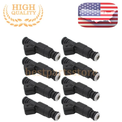 8Pcs Fuel Injectors Fits 1996-2000 GMC Chevrolet C2500 K2500 K3500 7.4L 17119596 - Image 1 of 4
