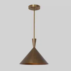 Mid Century Brass Design Ceiling Brass Pendant Light Fixture Ceiling Chandelier - Picture 1 of 5