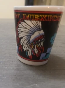 "New Mexico" ceramic Shot Glass - Picture 1 of 2