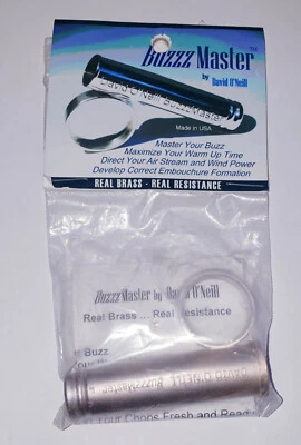 Buzzz Master by David O'Niell Brass Mouthpiece Trainer - Tuba Std Shank - Image 1 of 2