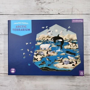 Mudpuppy Arctic Terrarium Shaped Puzzle 750 Piece Jigsaw – New Sealed - Picture 1 of 8