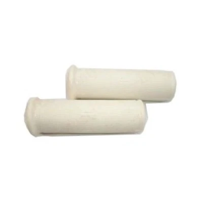 Vespa White Twist Handle Rubber Grip 7/8" VBA VBB PX LML Sprint 150 125 GS GEc - Image 1 of 3