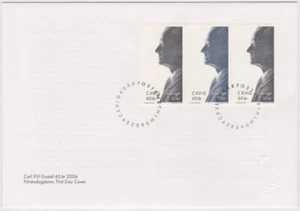 Sweden FDC 2006, Carl XVI Gustaf 60 years, Mint - Picture 1 of 1
