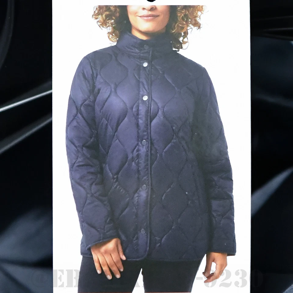 32 Degrees Ladies' Quilted Jacket Navy, Pink, White - Image 1 of 4