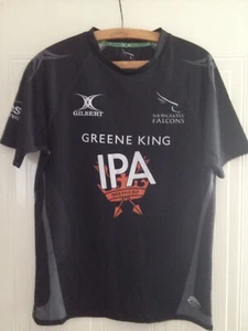 Camiseta deportiva de rugby de los Newcastle Falcons Home 2016/17 Premiership original top para hombre  - Imagen 1 de 6