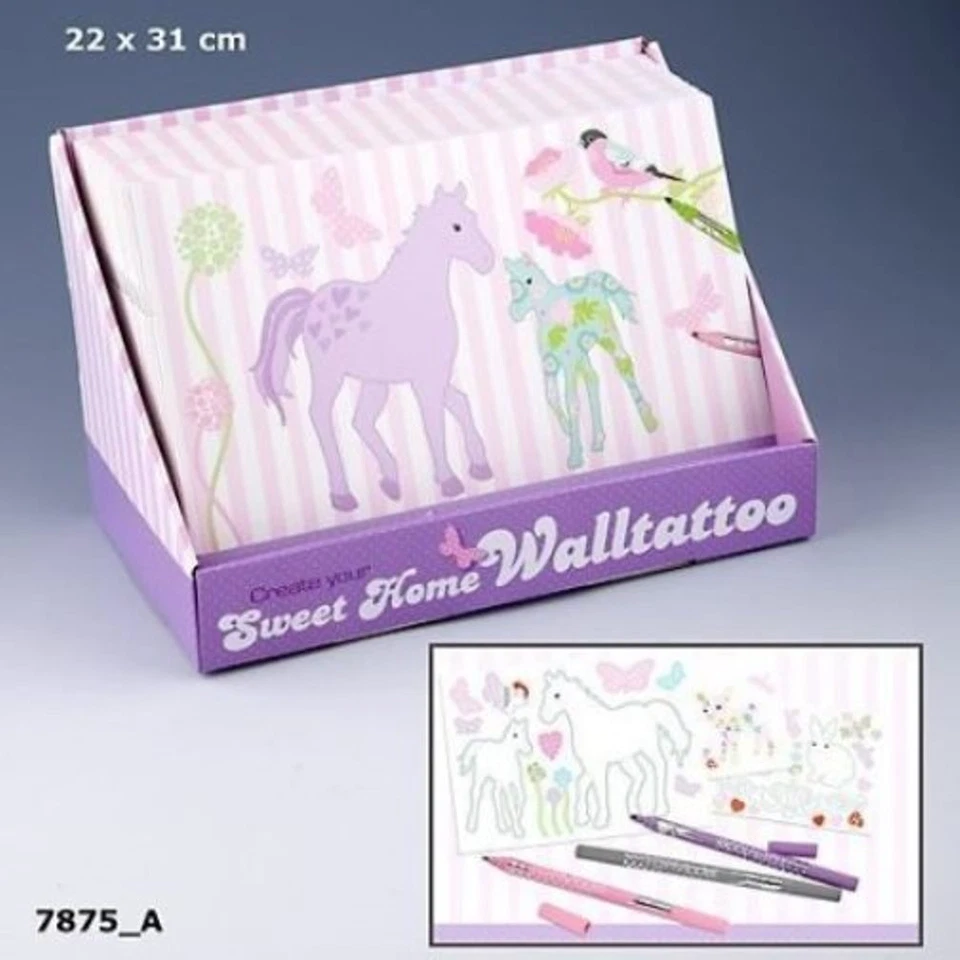 Depesche 7875_A Sweet Home Wand-Tattoos For Colour - Image 1 of 1