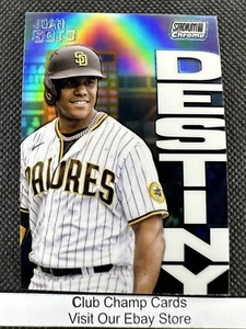 2022 #1B Juan Soto Topps Stadium Club Cromo Destino Refractor Padres - Imagen 1 de 2