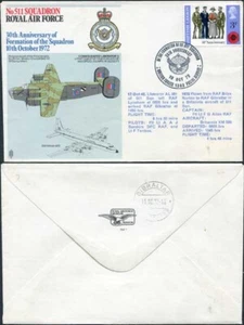 RAF7a No.511 Squadron RAF Standard Cover - Picture 1 of 1