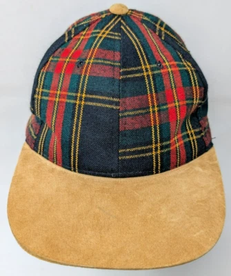 Vintage Kudzu Wool Suede Brim Golf Hat Baseball Cap Leather Strap Rap Youngan 90 - Image 1 of 4