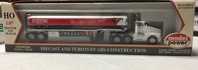 H0-LKW MODEL POWER   KENWORTH  T-600 mit Trailer "EXXON" 490-16001 - Bild 1 von 4