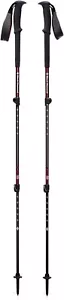 Pali Trekking Donna Diamante Nero Regolabili 100cm-125cm, Legno di Ciliegio - Foto 1 di 5