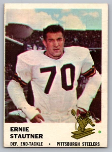 Fleer #125 1961 Ernie Stautner Steelers - Imagen 1 de 3