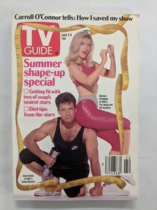 Tv Guide Magazine June 2-8, 1990-Barbara Crampton Steve Bond-M239 - Picture 1 of 1