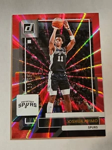 Joshua Primo - 2022-23 Donruss Holo Pink Laser SN 19/50 Insert Card - Picture 1 of 2